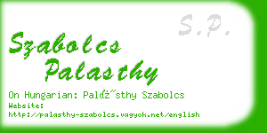 szabolcs palasthy business card